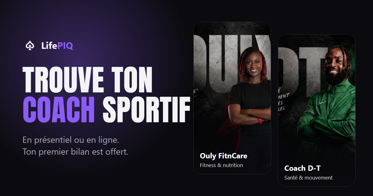 L'annuaire lifepiq.me, là où les clients trouvent leur coach